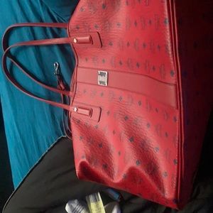 Large authentic MCM tote bag.